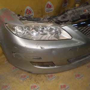 Ноускат Mazda Atenza GGEP L3VE '2002-2005 a/t Дефект бампера Дефект стекла R фары (без заглушек) ф.1344/1345