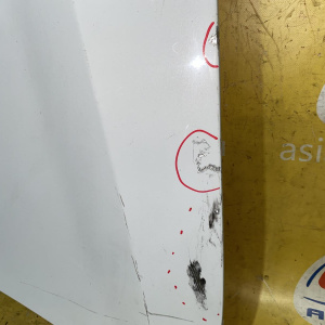 Капот Audi A6 C7/4G2 '2014 LS9R Вмятинки Протёрт