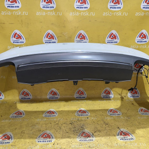 Бампер Audi A6 C7/4G2 '2014 зад LS9R S-line парктроники, дефект крепления с левой стороны 4G5807511N