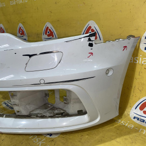 Бампер Audi A6 C7/4G2 '2014 перед LS9R S-line парктроники, фарооч., порван низ слева 4G0807437C