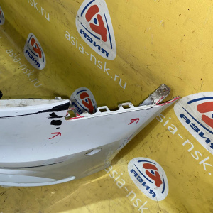 Бампер Audi A6 C7/4G2 '2014 перед LS9R S-line парктроники, фарооч., порван низ слева 4G0807437C