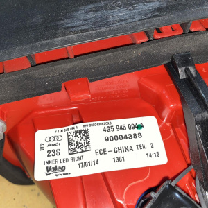 Стоп Audi A6 C7/4G2 '2014 R Седан, внутри (в крышку багажника справа) 4G5945094A R