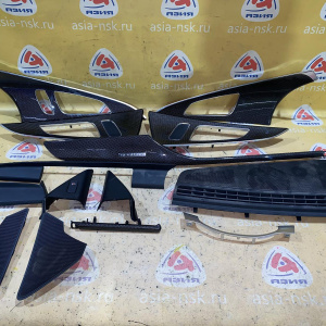 Обшивка салонная Audi A6 C7/4G2 '2014 Комплект под карбон правый руль 4G0867420 4G0867419 4G2853189N 4G2820951 4G0867410N