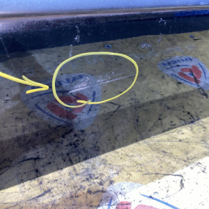 Дверь боковая BMW X5 E70 '2007 перед, лев В сборе (вмятины, царапины) 41517181475