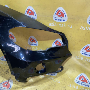 Крыло BMW X5 E70 '2007 перед, прав чёрное, с омывателем фары (царапины) 51657178396