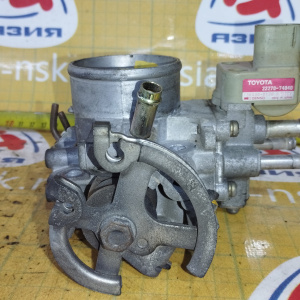 Заслонка дроссельная Toyota 3S-FE/4S-FE Camry/Vista/Celica SV30/ST182 '05.1991- 22210-74720 a/t трамбл 4 болта OLD ( датчик х/х 2227074040 )