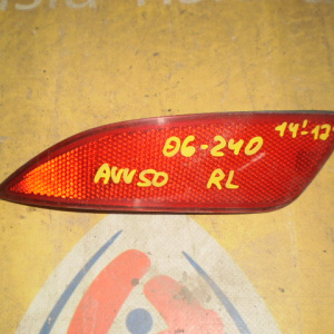 Катафот в бампер Toyota Camry AVV50 '2014-2017 зад, лев 06-240