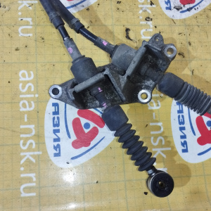 Трос переключения Акпп Honda Civic FD1 R18A1 2WD m/t PFB4  5 ступ. + кронштейн на мкпп длина 1380+1450 мм. 2 шт. 54310-SNA-J05 + 24601-RPF-000