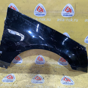 Крыло Cadillac SRX GMT265 '2007 перед, прав чёрное, отверстия под зеркало 88890928