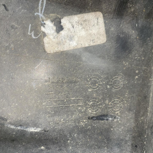 Накладка на порог Cadillac SRX GMT265 '2007 перед, лев чёрный 15852341 19120816