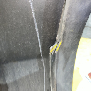 Бампер Audi A7 C7/4GA '2011 перед В сборе дефект(креплений) LX5R 4G8807437