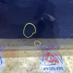 Дверь боковая Audi A7 C7/4GA '2011 перед, лев Вмятинки LX5R