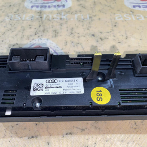 Блок управления климат-контролем Audi C7/4GA A7 '2011 Сломано крепление 4G0820043K