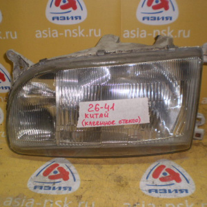 Фара TOYOTA (26-41) лев Hiace LH100 Китай (клеенное стекло)