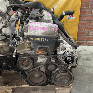 Двигатель Toyota 4A-FE-M118697 2WD трамблер  БЕЗ НАВЕСНОГО Corolla/Corolla Spacio AE111-6048237 ПРОБЕГ 80 Т КМ