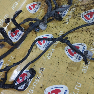 Коса ДВС Toyota 2NZ Funcargo NCP20 2WD a/t +  компьютер 89666-52130 разъём компьютера в 4 ряда 82121-52830