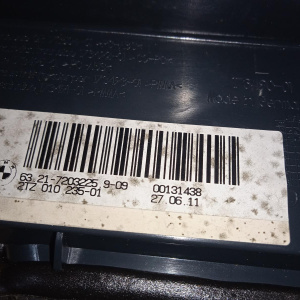 Стоп BMW 5-Series F10 '2011 L в крышку багажника 63217203225