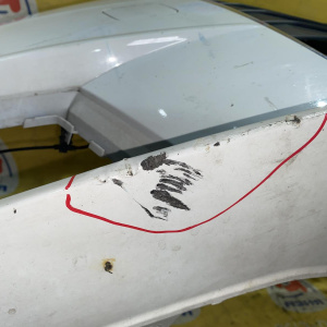 Бампер Audi A4 B9/8W5 '2016 перед LS9R.в сборе 8W0807437