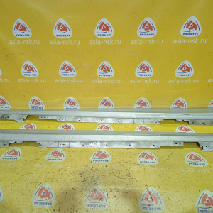 Накладка на порог BMW 3-Series F30 '2012 серебро, пара 51777256912, 51777312752 51777256911, 51777312751