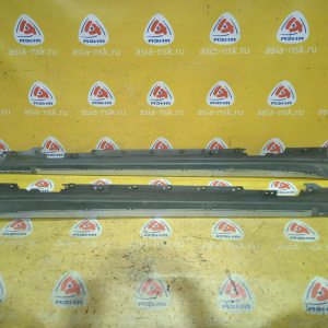 Накладка на порог BMW 3-Series F30 '2012 серебро, пара 51777256912, 51777312752 51777256911, 51777312751
