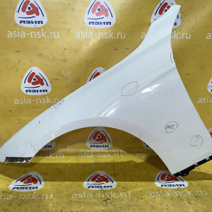Крыло BMW 3-Series F30 '2013 перед, лев белый, царапины 41357298027
