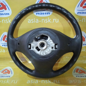Руль BMW 3-Series F30 '2013 Чёрная кожа, в сборе кнопками и Airbag 32306791330 32306854753