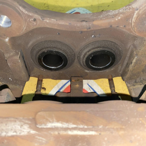 Суппорт BMW 3-Series F30 перед, прав Brembo 4 поршня под диск 340x30 34116865538 '2013 N55