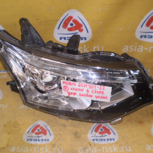 Фара MITSUBISHI MOBIS ECM 921-22  (8301C204) прав Outlander GG3W/GF7W '2012-2015 Xenon (в сборе) Дефект стекла (глубокие царапины)