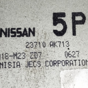 Коса ДВС Nissan SR20-VE Bluebird HU14-185359 2WD CVT + комп 23710-AK713 с эл. спид. НЕ БОЛЬШОЙ ДЕФЕКТ 240115J005