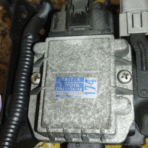 Коса ДВС Toyota 4S-FE ST200-7000161 2WD a/t A140E с прив спид. + комп 89661-2B730 трамб 2 конт. + катушка + коммутатор + блок реле 821212H830 + 896212