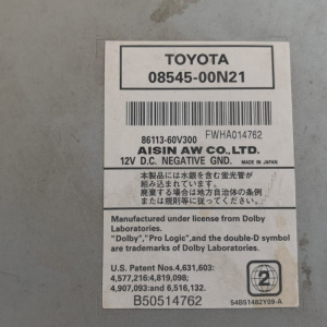 Магнитола Toyota NDDA-W55 HDD, DVD VIDEO, MP3, WMA , AUX 08545-00N21