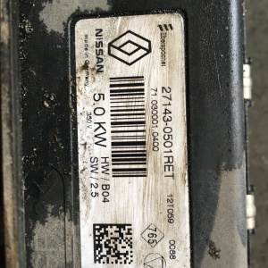 Подогреватель антифриза Nissan Leaf ZE0 27143-0501RET