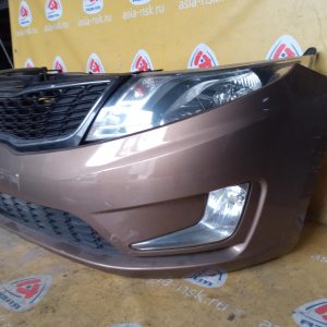 Ноускат Kia Rio QB акпп, дефект фары и рамки