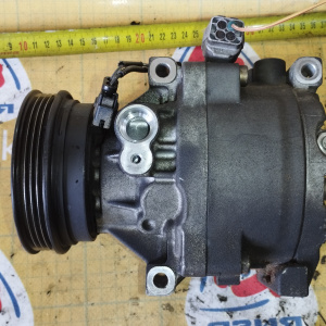 Компрессор кондиционера Toyota 4E/5E Raum EXZ10 4 ручейка ПРОБЕГ 44-62 Т.КМ 442100-0270/-0271 / 88320-10521/-16461 + 88410-16300 / 447200-9920 /