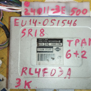 Коса ДВС Nissan SR18-DE Bluebird EU14-051546 '01.1996-09.1997 2WD a/t + комп 23710-8E511 с эл. спид. трамб. 6+2 конт. RL4F03A 3 конт 240118E500