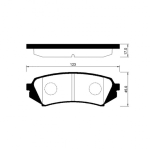 Колодки тормозные Toyota/Lexus Land Cruiser#LX470 UZJ100/HDJ100 ОСТАТОК 90% R 04466-60070/PN1412