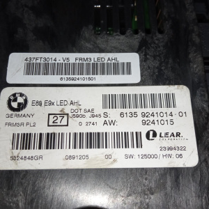 Блок управления светом BMW 3-Series E90 '2010 FRM3 LED AHL 61359241014