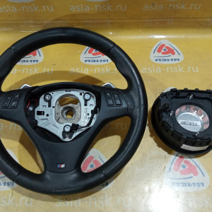 Руль BMW 3-Series E90 '2010 M Sport кожа, с Airbag без заряда 32306884672