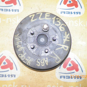Ступица Toyota ZZE136/ZZE132 Voltz/Matrix зад, прав 2WD ABS(Дефект датчика).Барабанные тормоза.5 шпилек.В сборе с барабаном и колодками. 42450-01010.42431-0