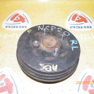 Ступица Toyota NCP20/NCP21/NCP22/NCP30/NCP31/NCP34/NCP60/NCP61/NCP70/NCZ20/NNP10/NNP11 Funcargo зад, лев 2WD ABS.ДЕФЕКТ ДАТЧИКА ABS..Барабан-201мм.В сборе.