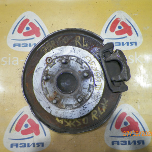 Ступица Toyota ACR50/ACR50W/GSR50/GSR50W Estima зад, лев 2WD ABS(Дефект датчика). Дисковые тормоза.Диск не вентилируемый. В сборе с диском и суппортом. 424