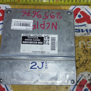 Компьютер Toyota Vitz 89666-52090 2NZ NCP15 4WD m/t разъёмы компьютера в 4 ряда