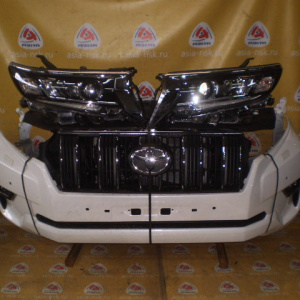 Ноускат Toyota Land Cruiser Prado GRJ150 1GR-FE '2017-2024 a/t С омывателями фар (под сонары), фары 0G-13 (60-266) LED