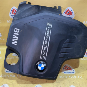 Накладка декоративная на двс BMW N20B20B 3-Series F34 '2013 (сломано одно крепление, царапины) 11127604564
