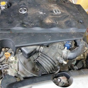 Двигатель Nissan/Infiniti VK45-DE-077203 2WD БЕЗ ГЕНЕРАТОРА ГУР И КОНДЕРА Cima#FX45 F50 S50 СТАРТЕР  С ЛЕВОЙ  СТОРОНЫ