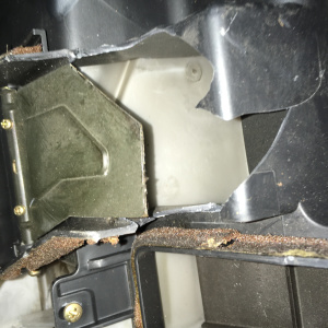Корпус печки TOYOTA HDJ101 Land Cruiser F дефект (с радиатором печки+сервоприводы) 87150-60481