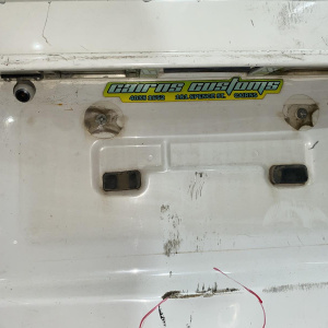 Дверь задняя Hyundai H1/Grand Starex TQ Wagon N1 белая, вмятины, царапины