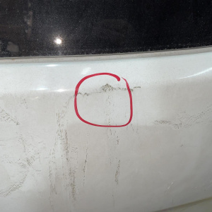 Дверь задняя Hyundai H1/Grand Starex TQ Wagon N3 белая, вмятины, царапины