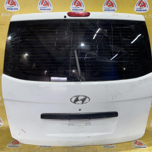 Дверь задняя Hyundai H1/Grand Starex TQ Wagon белая, заломы