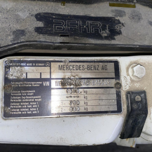 Ноускат Mercedes 190 W201 M102 190E правый руль, акпп, кондиционер